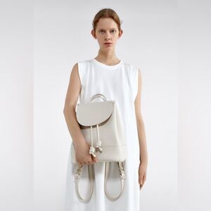 ZARA BACKPACK KNOTTED FLAP BUCKET BAG